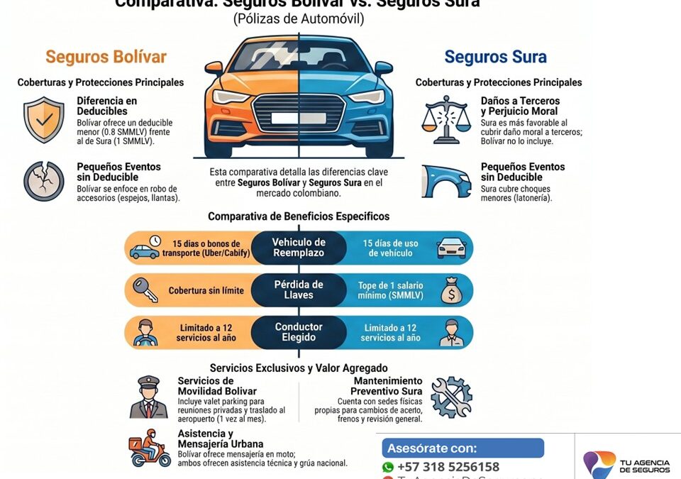Seguros SURA poliza de Automovil y pequeños siniestros